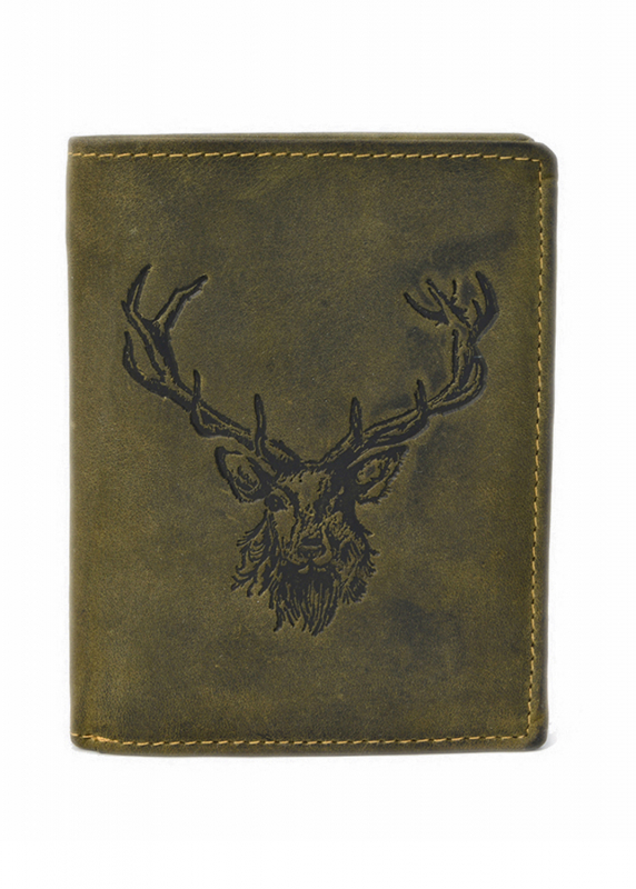 Vintage Animal Collection  Royal Stag oliv Leder